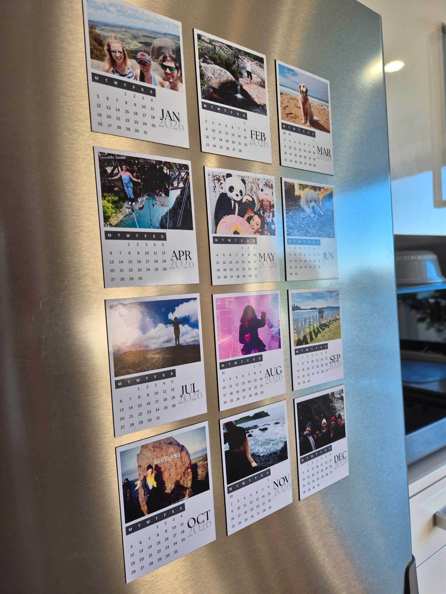 Magnetic Photo Calendar