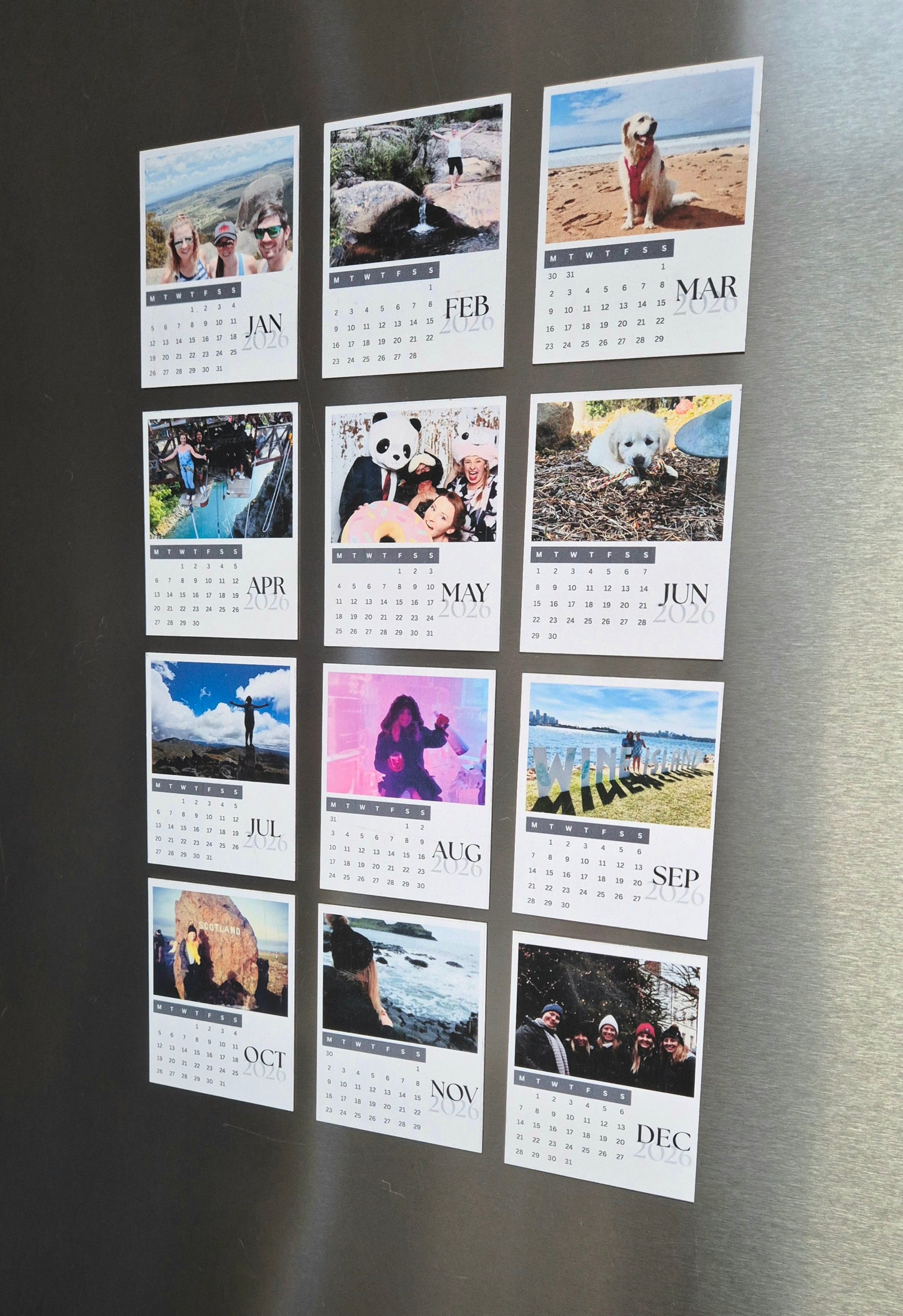 Magnetic Photo Calendar
