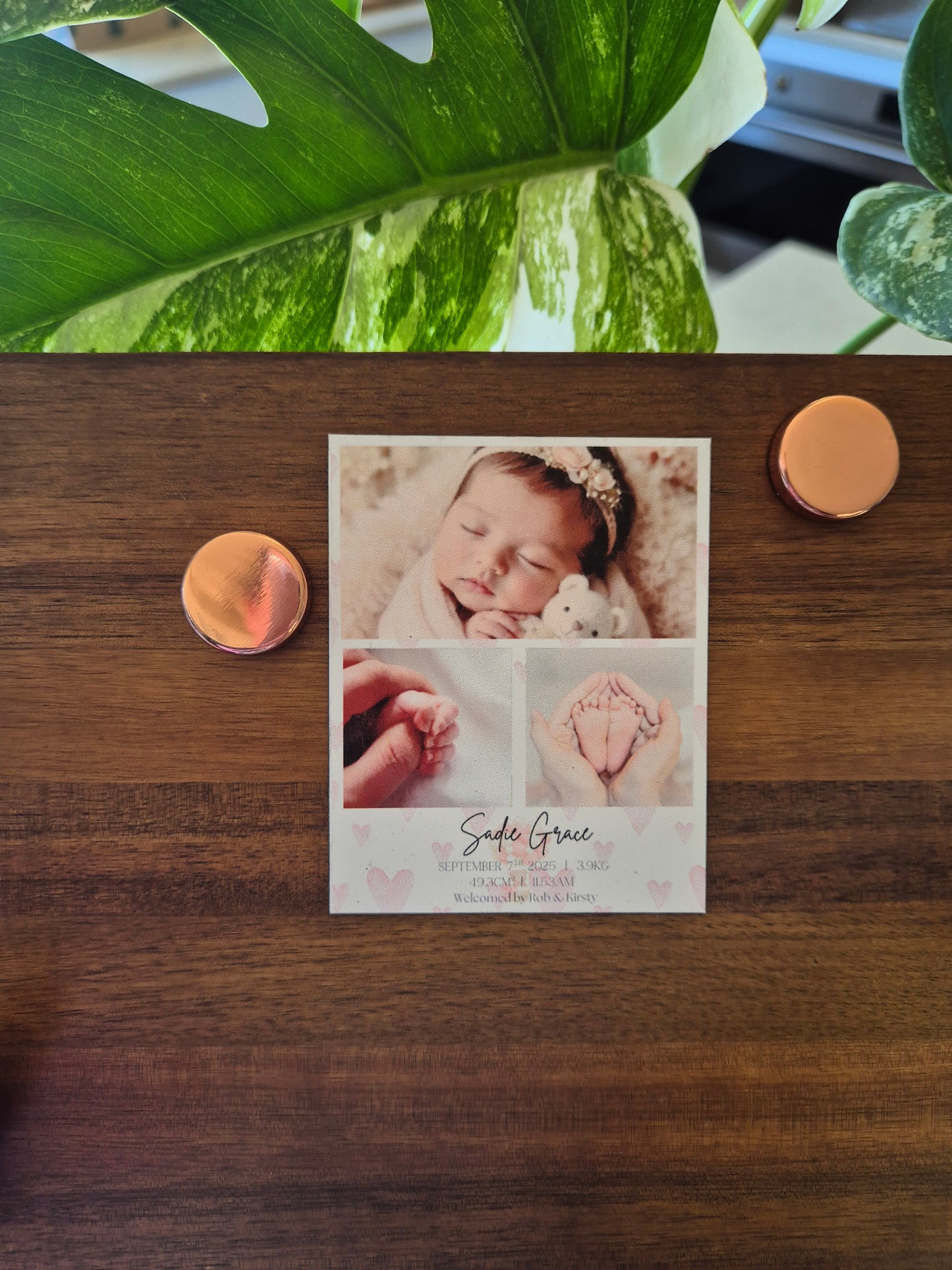 Baby Announcement Magnet