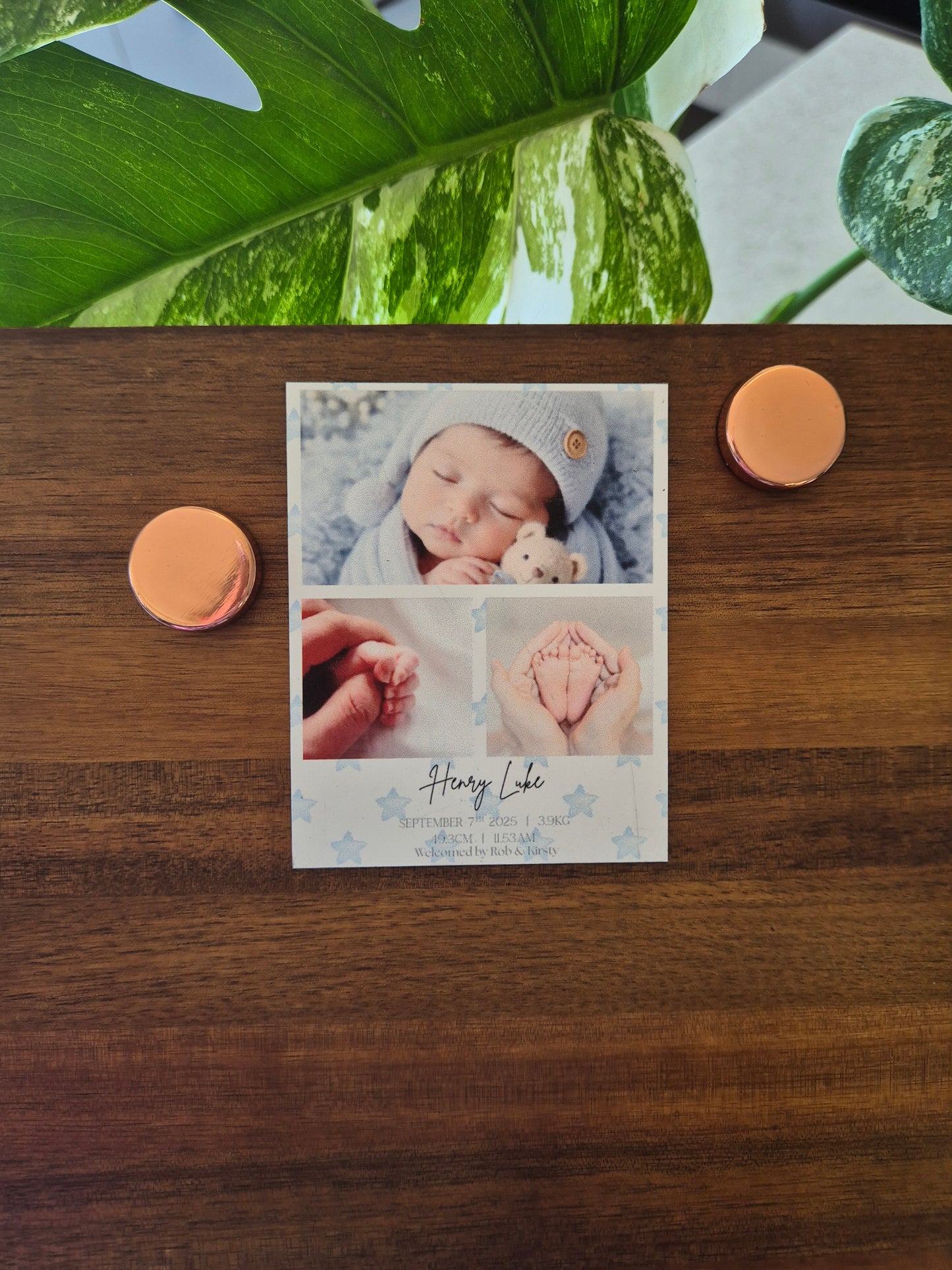 Baby Announcement Magnet