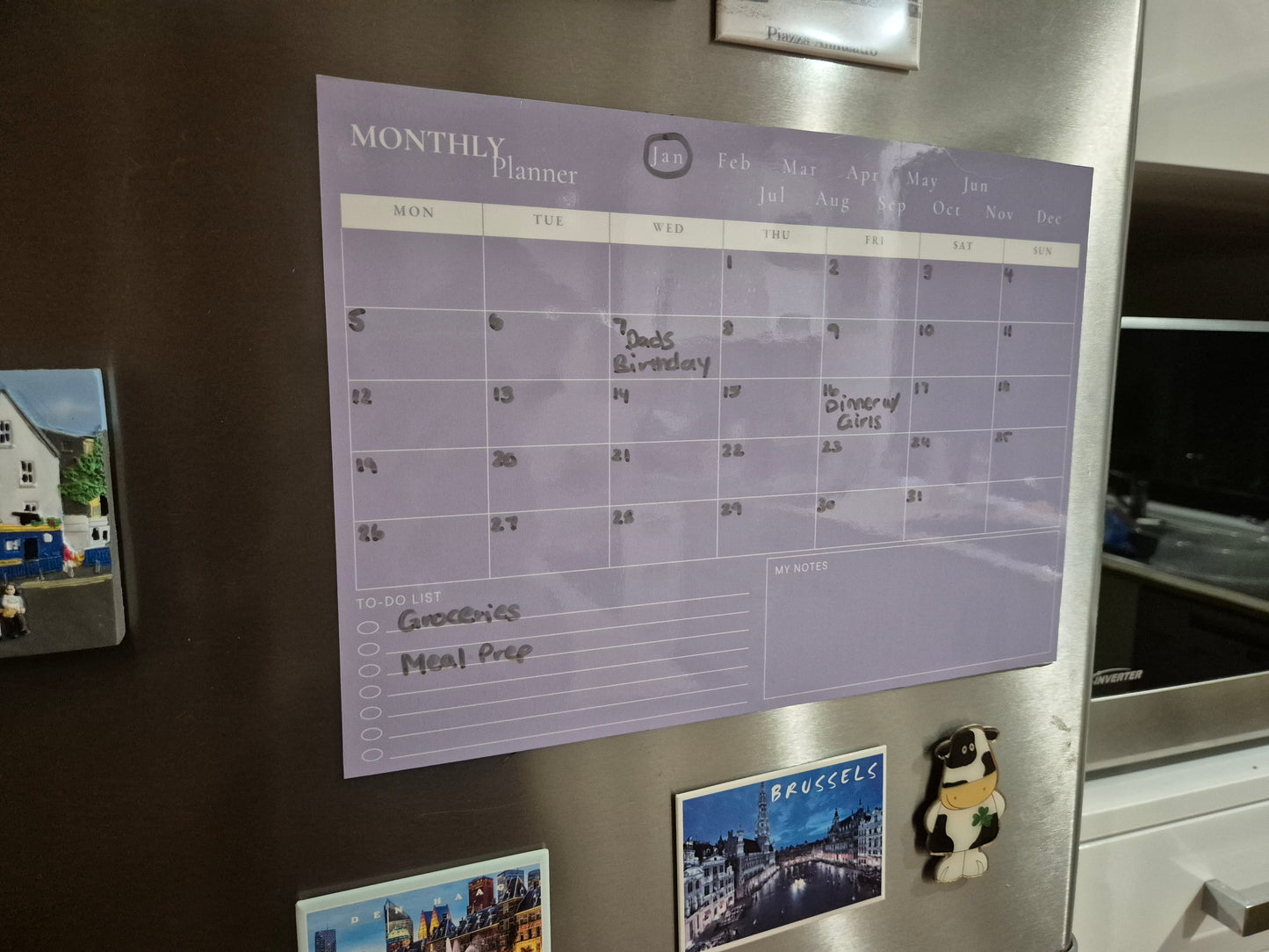 Magnetic Monthly Planner