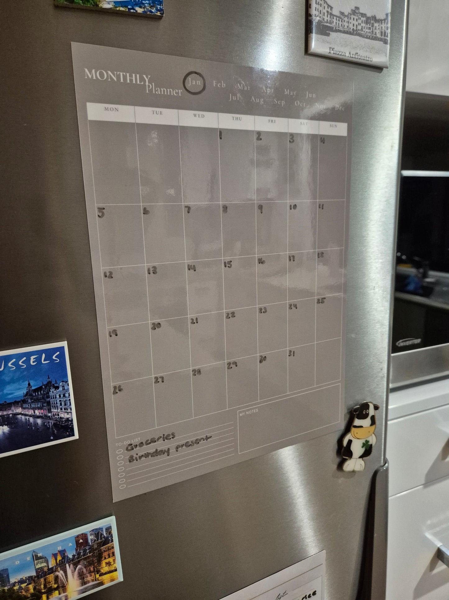 Magnetic Monthly Planner