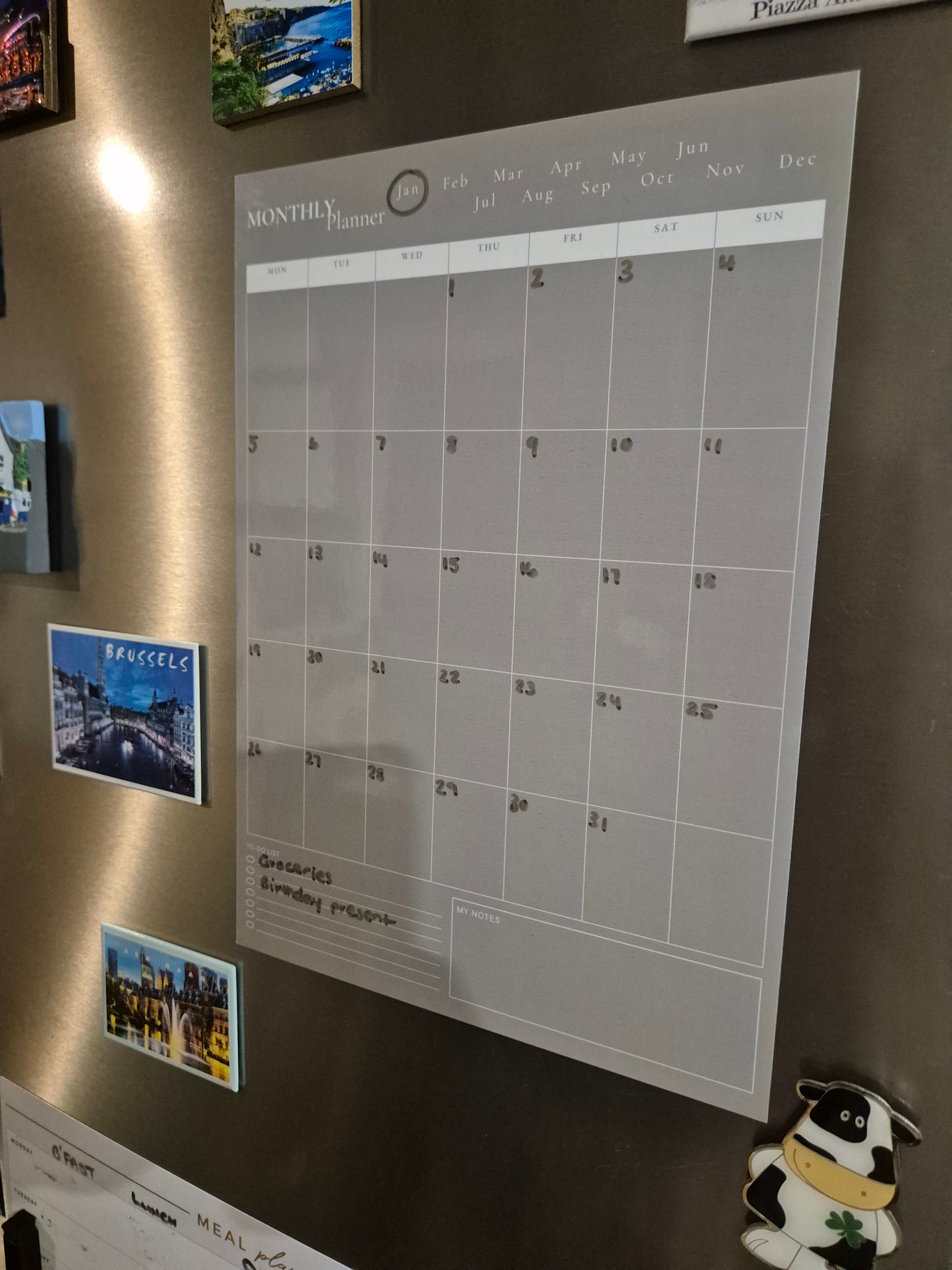 Magnetic Monthly Planner