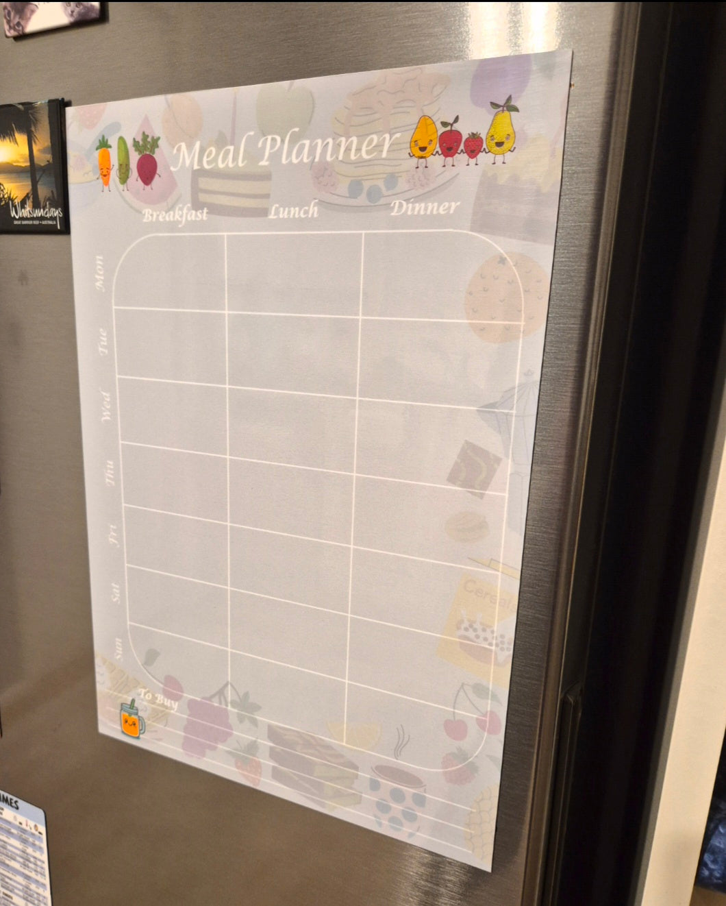 Magnetic Meal Planner