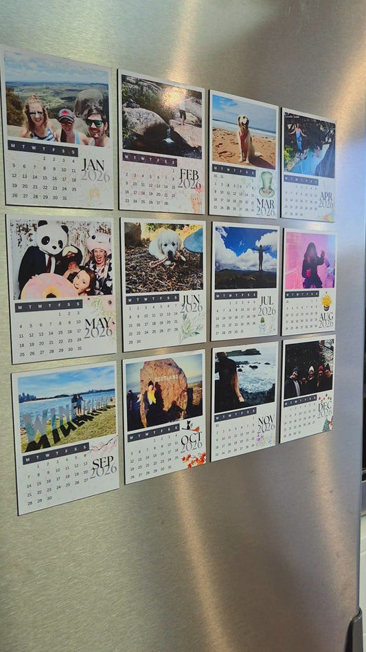 Magnetic Photo Calendar - Occasion